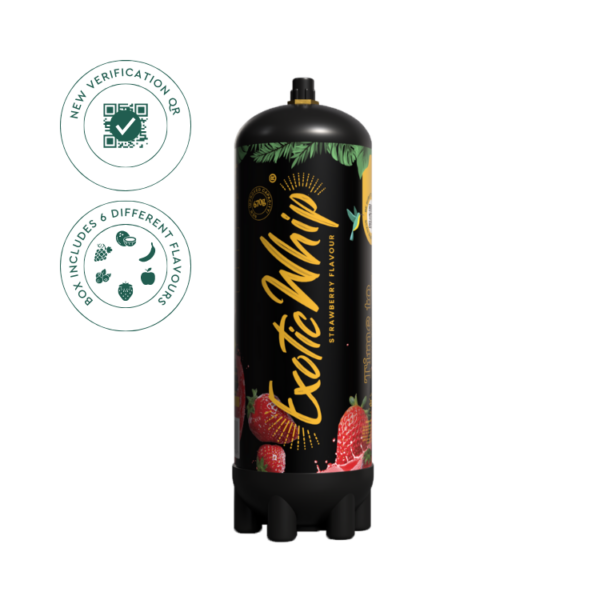 Cargador de Crema Exotic Sabor Fresa